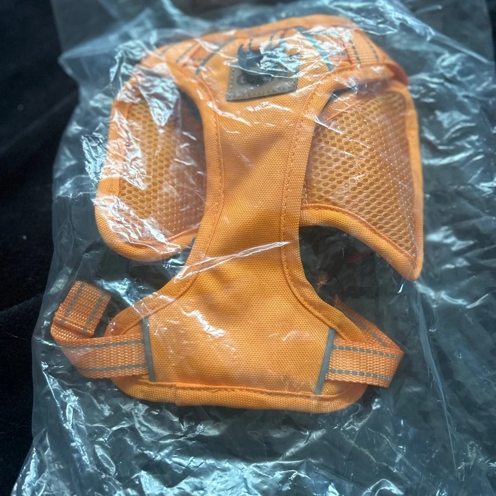 Gliard Pet Care Dog Harness Orange Mesh Reflective Vest No Pull Small S NWT